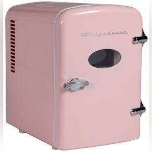 New In Box Frigidaire 6-can Pink Mini Fridge